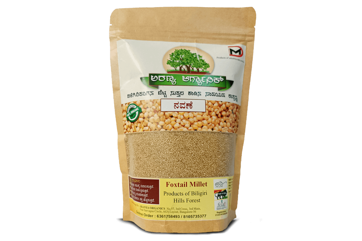 Image of a product consisting foxtail millet - aranya organics